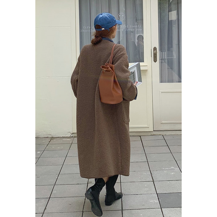 Dumble Round Shearling Coat