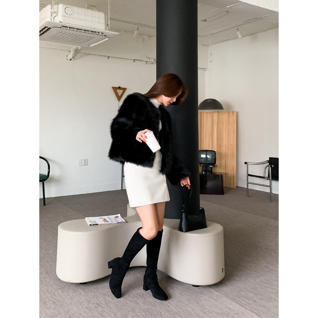 Fur Short Jacket