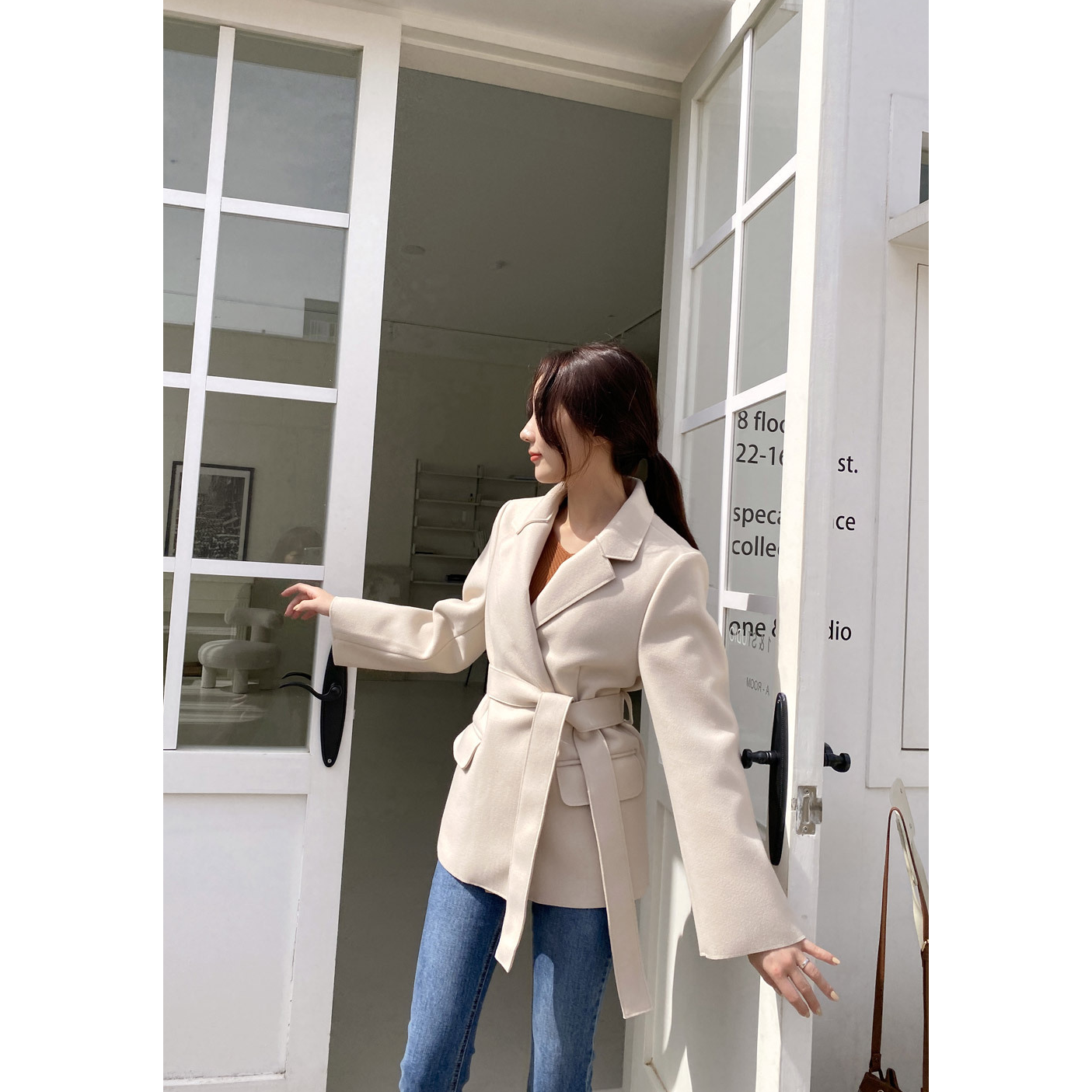 Lovely Strap Coat