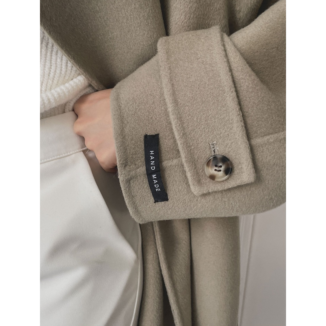 Wool Belt Long Coat