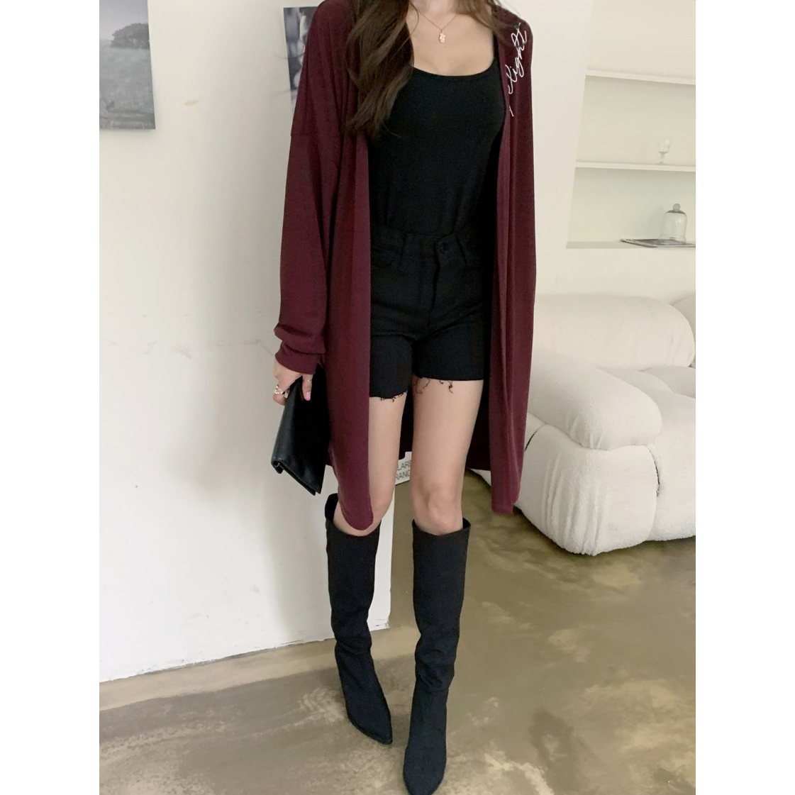 Linen Long Boots