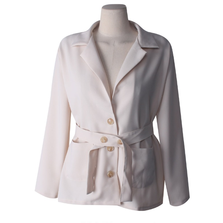Strap Button Pocket Jacket