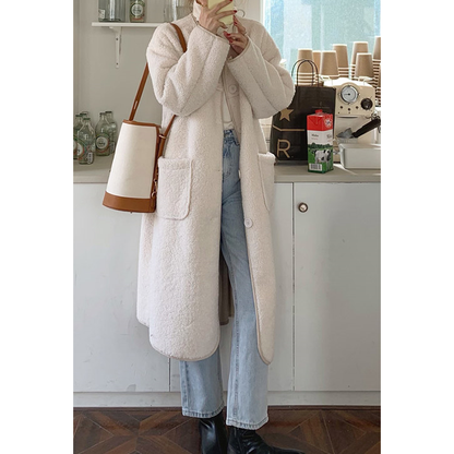 Dumble Round Shearling Coat