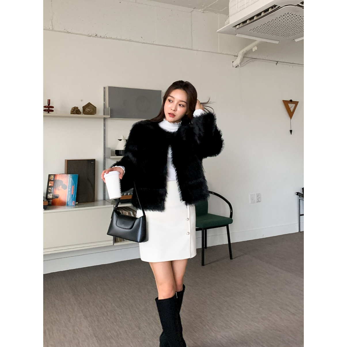 Fur Short Jacket