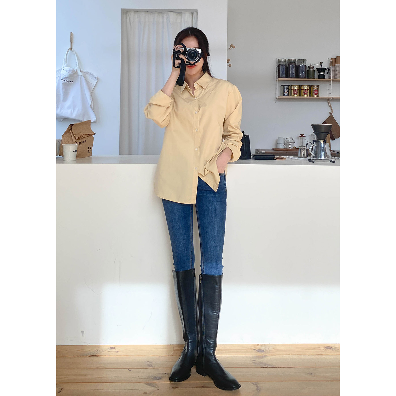 Black Long Boots